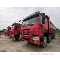 تستخدم شاحنات القمامة 8x4 LHD Tipper Truck